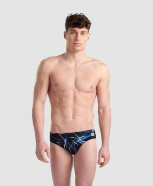 Arena Allover Brief Black / Multicolor | 647921-BOI