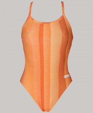 Arena Blended Stripe Challenge Back - Maxlife Orange | 163587-CYM