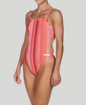 Arena Blended Stripe Challenge Back - Maxlife Red | 948213-MCK