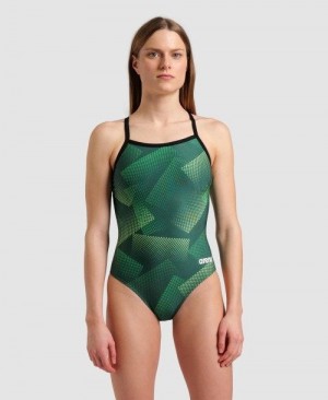 Arena Halftone Lightdrop Back One Piece Multicolor | 659741-WCI