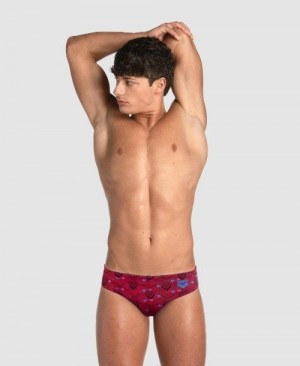 Arena Hearts Print Of The Month Brief Multicolor | 709164-PUG