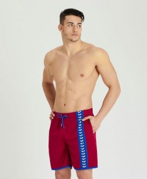 Arena Icons Beach Bermuda Short Burgundy / Blue | 621395-YHG