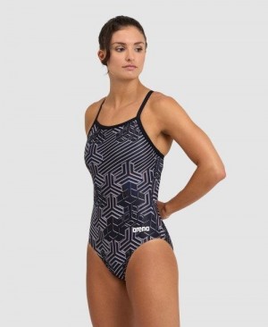 Arena Kikko Pro Light Drop Back One Piece Black / Black Multicolor | 456739-VGO