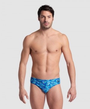 Arena Pool Tiles Swim Briefs Multicolor | 276345-VMG