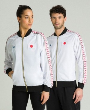 Arena Relax Iv Nations Team Jacket White | 712698-FPD