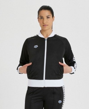 Arena Relax Iv Team Full-zip Jacket Black / White / Black | 843192-TLP