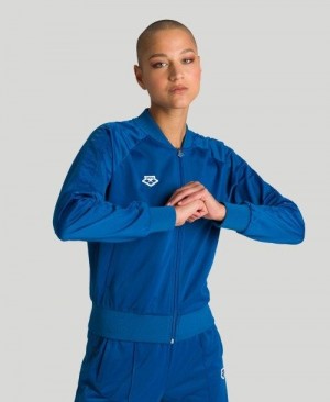 Arena Relax Iv Team Full-zip Jacket Blue | 102538-NHD