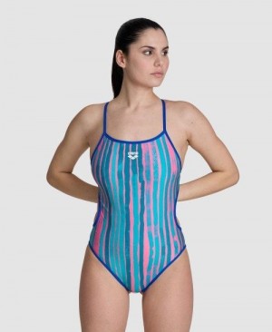 Arena Reversible Challenge Back One Piece Multicolor | 215049-ZKX