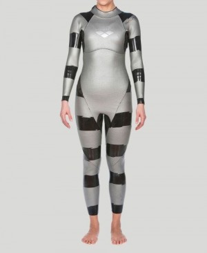 Arena Sams Carbon Triwetsuit Silver / Black | 280495-BMP