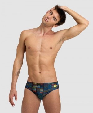 Arena Slow Motion Brief Black Multicolor | 024938-TDW