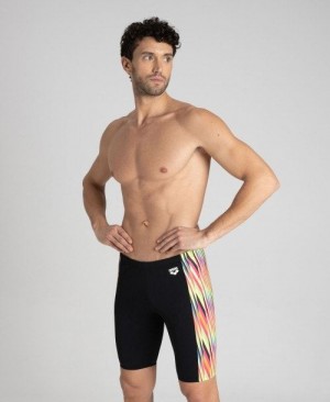 Arena Speed Stripes Jammer Black / Multicolor Orange | 860245-YPI