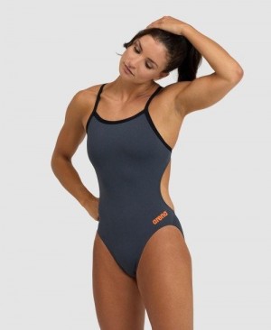 Arena Team Challenge Back One Piece Black | 971603-BKT