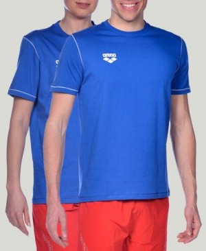 Arena Team Line Short Sleeve Tee Royal | 046192-MVI