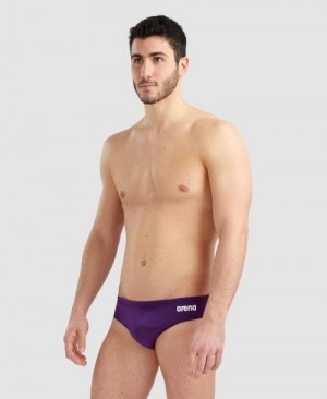 Arena Team Solid Brief Purple / White | 594863-CZR