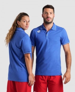 Arena Team Solid Polo Multicolor | 735491-GIQ