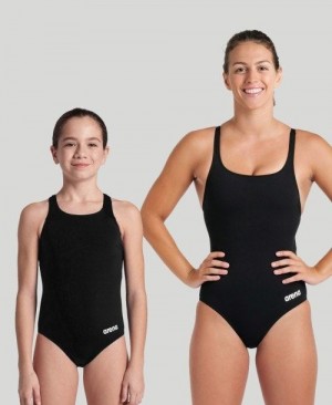 Arena Team Swim Pro Solid One Piece Black / White | 603148-JUR