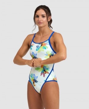 Arena Toucan Super Fly Back One Piece Blue / White Multicolor | 972683-GHV