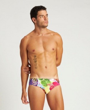 Arena Tropics Brief White / White Multicolor | 068912-PQY