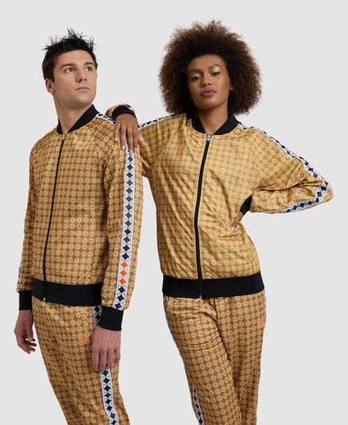 Arena 50th Anniversary Gold Relax Iv Jacket Gold Multicolor / Black / White | 602854-AIP