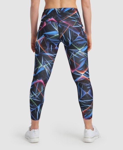 Arena Allover 7/8 Panel Tight Black / Multicolor | 843176-OAX