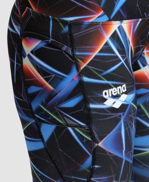 Arena Allover 7/8 Panel Tight Black / Multicolor | 843176-OAX