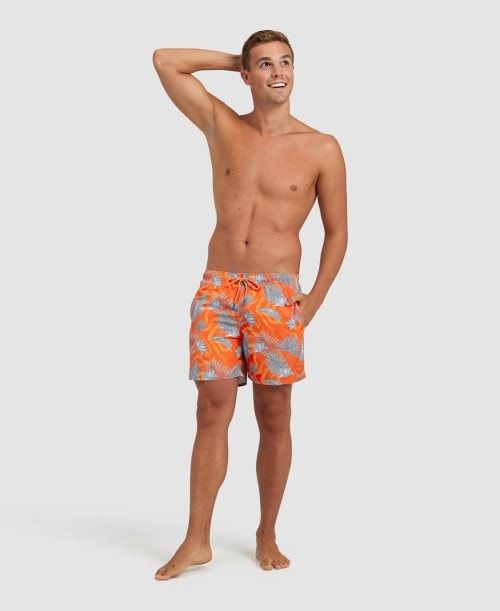 Arena Allover Beach Boxer Grey Multicolor | 248731-MLR