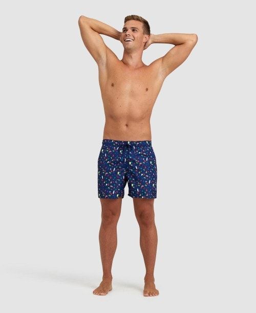 Arena Allover Beach Boxer Navy / Multicolor | 984612-NMG