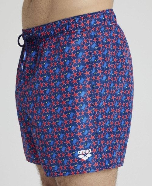 Arena Allover Beach Short Royal Multicolor | 264930-WQE