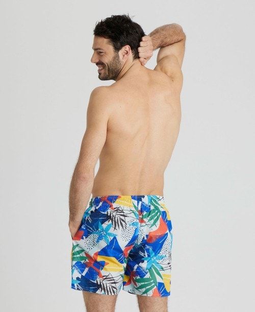 Arena Allover Print Beach Boxer Multicolor | 536208-FGR