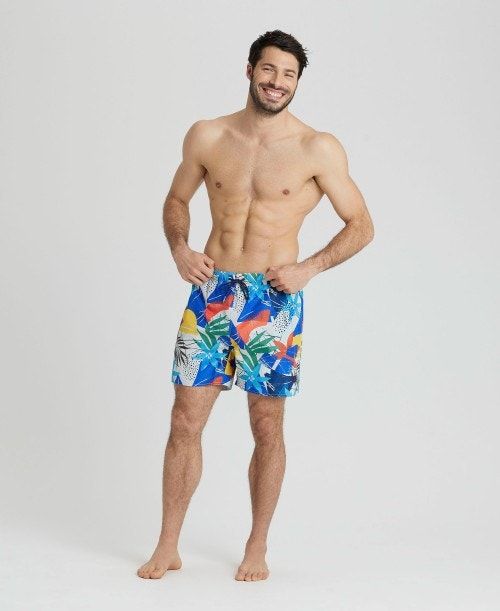 Arena Allover Print Beach Boxer Multicolor | 536208-FGR