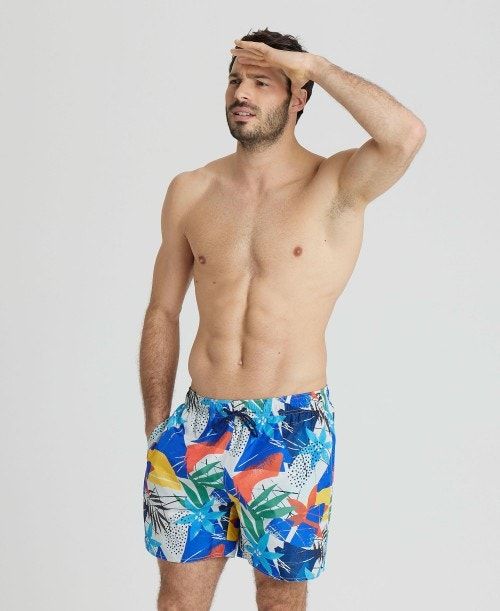 Arena Allover Print Beach Boxer Multicolor | 536208-FGR