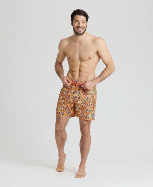 Arena Allover Print Beach Boxer Multicolor | 513782-HIZ