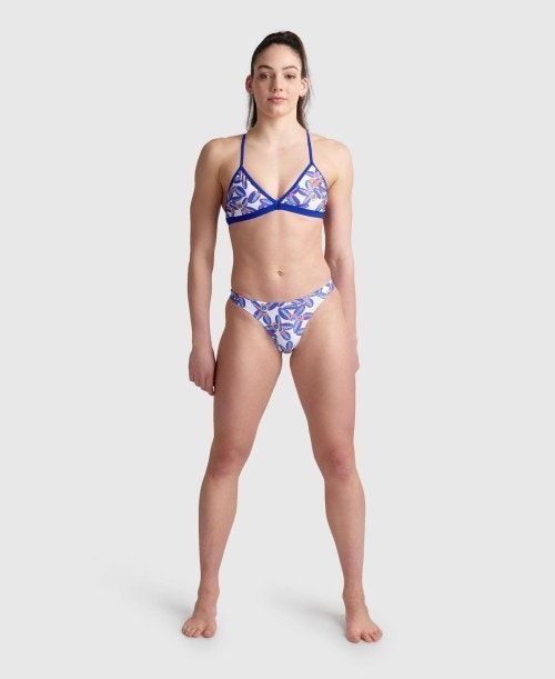 Arena Allover Swim Bottom Blue Multicolor | 802971-YKL