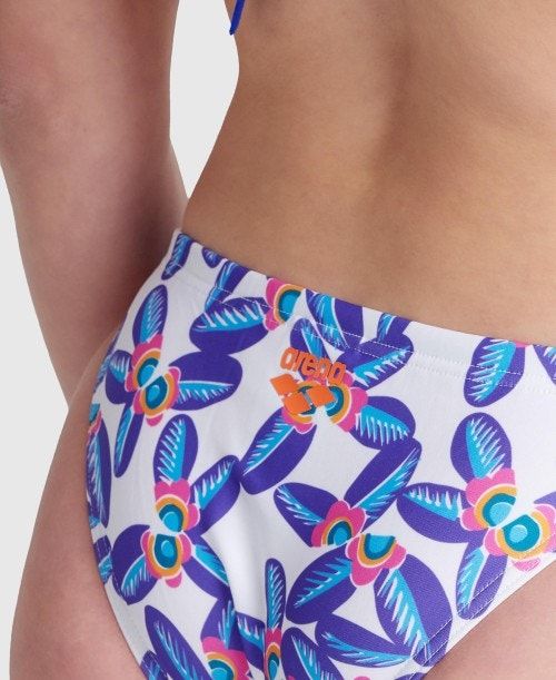 Arena Allover Swim Bottom Blue Multicolor | 802971-YKL