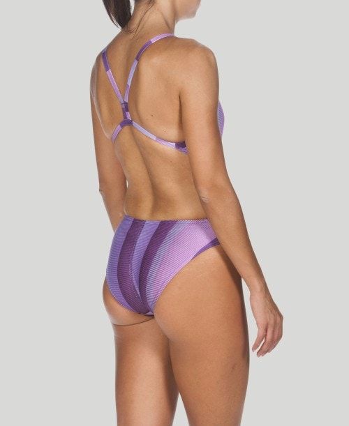 Arena Blended Stripe Challenge Back - Maxlife Purple | 345928-TXK