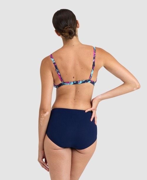 Arena Bodylift Francy Two Piece Navy / Rose Multicolor | 301896-ORV