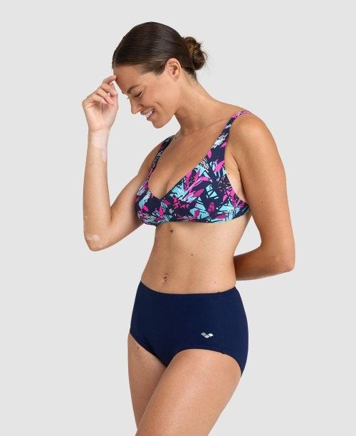 Arena Bodylift Francy Two Piece Navy / Rose Multicolor | 301896-ORV