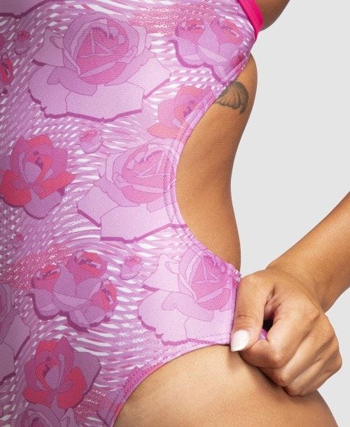 Arena Breast Cancer Awareness Challenge Back One Piece Multicolor | 075623-DME