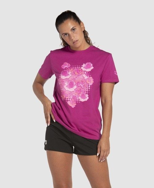 Arena Breast Cancer Awareness Collection T-shirt Multicolor | 721386-LHC