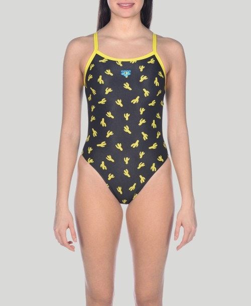 Arena Cactus Challenge Back One Piece Green | 568470-HSX