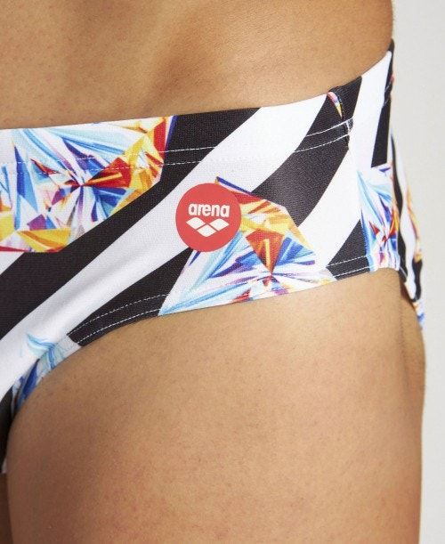 Arena Crazy Diamonds Brief Black / White Multicolor | 492618-LIA