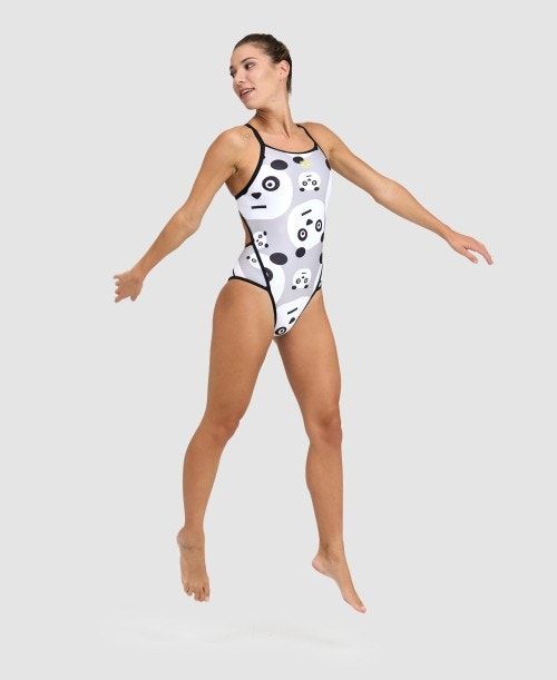 Arena Crazy Super Fly Back One Piece Black / White Multicolor | 798205-FWB