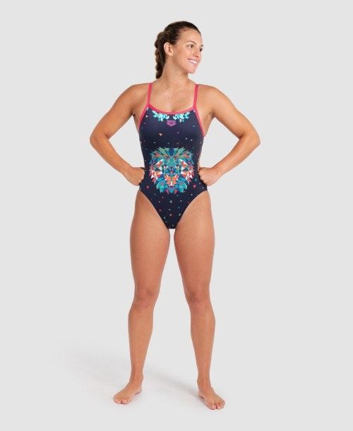 Arena Drew Kibler Collection Challenge Back One Piece Multicolor | 738921-ZOV