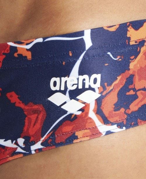 Arena Earth Texture Brief Navy / Red Multicolor | 472615-RNS