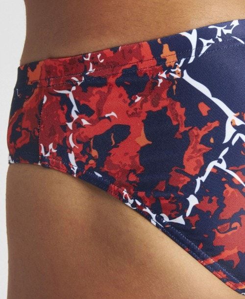 Arena Earth Texture Brief Navy / Red Multicolor | 472615-RNS