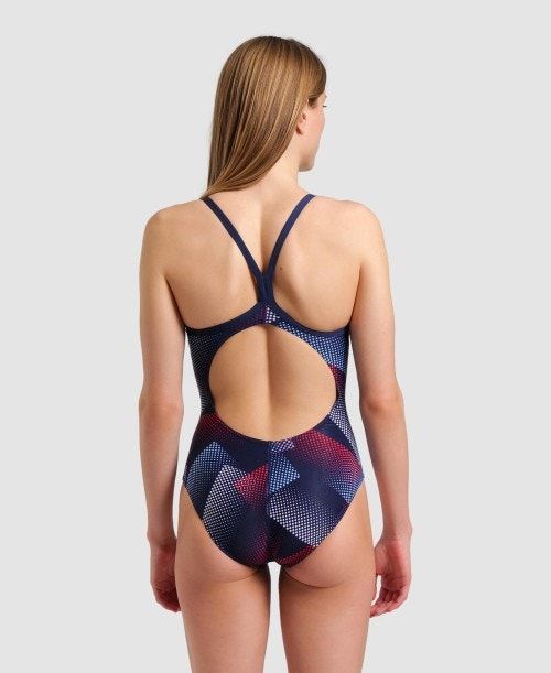 Arena Halftone Lightdrop Back One Piece Multicolor | 729346-WXG