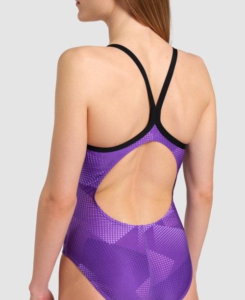 Arena Halftone Lightdrop Back One Piece Multicolor | 631089-LQA