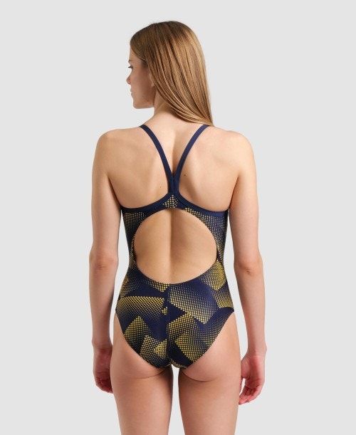 Arena Halftone Lightdrop Back One Piece Multicolor | 614203-RNJ