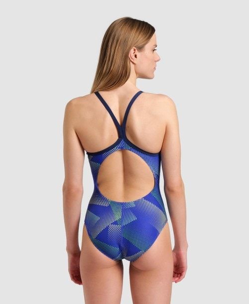 Arena Halftone Lightdrop Back One Piece Multicolor | 504189-AGS