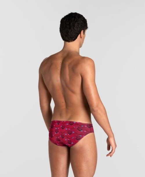 Arena Hearts Print Of The Month Brief Multicolor | 709164-PUG